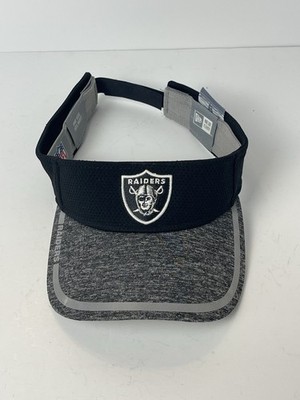 Las Vegas Raiders Visor New Era Adjustable Unisex Adult Gray And Black Oakland
