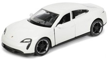 Welly Porsche Taycan Turbo S White 1:34 1:39 Scales 4.5 Inch Diecast Car in Box