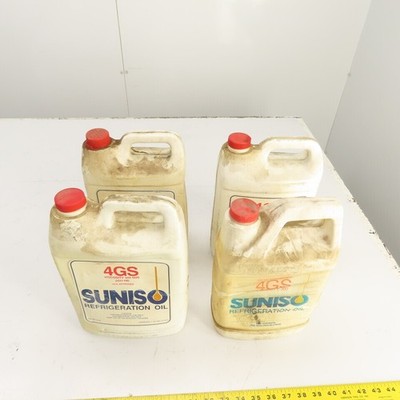 Suniso 4GS L319 Refrigeration Oil Viscosity 300 SUS (ISO 68) Lot Of 4