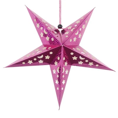 30 Cm Décoration Noel Objets De Noël Lanterne Lanternes En Papier - Photo 1/4