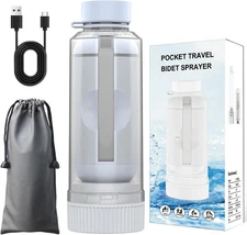 Rechargeable Waterproof Bidet Sprayer for Travel,Electric,High-Pressure Handheld