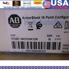 1732E-16CFGM12R Allen Bradley  PLC 16 Pt Configurable ArmorBlock I/O US Free Tax