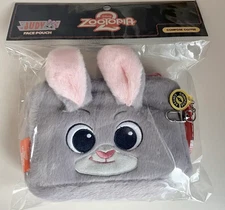 Disney Zootopia 2 x Compose Coffee Judy Wilde Face Pouch Plush Bag Korea Limited
