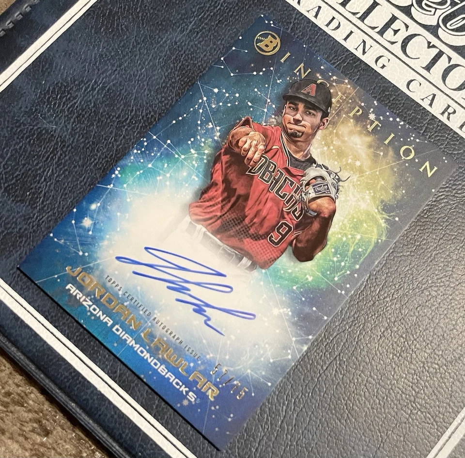 2022 Bowman Inception - Jordan Lawlar Primordial Prospect Auto /75! Dbacks - Image 2 of 3