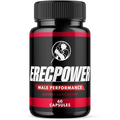Erecpower Pills for Men Advanced Male Support Performance & Energy Pills 60ct