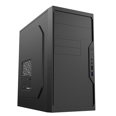 Cit Work Micro-ATX PC-Gehäuse mit USB 3.0 HD-Audio und effizienter Kühlung. Kompakt