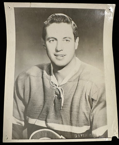 Vintage 1950 Jean Beliveau Original Montreal Canadiens 8x10 Photo HOF