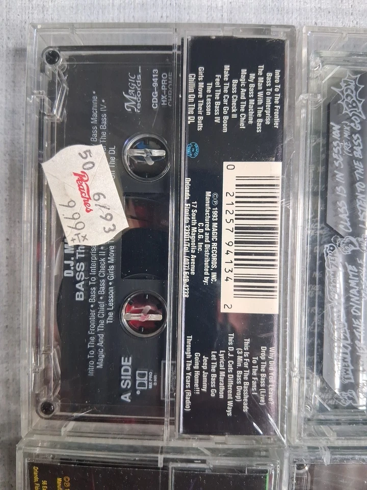 DJ Magic Mike - 6 (brand new cassettes) Bass Rap Hip Hop Dance Club Red - Image 3 of 4
