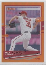 2020 Panini Donruss Holo Orange Max Scherzer (Base) #123 09gg