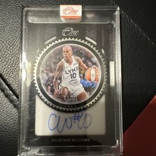 2025 Panini One and One WNBA - Snapshot Sig Courtney Williams #SS-CW /99 (AU)