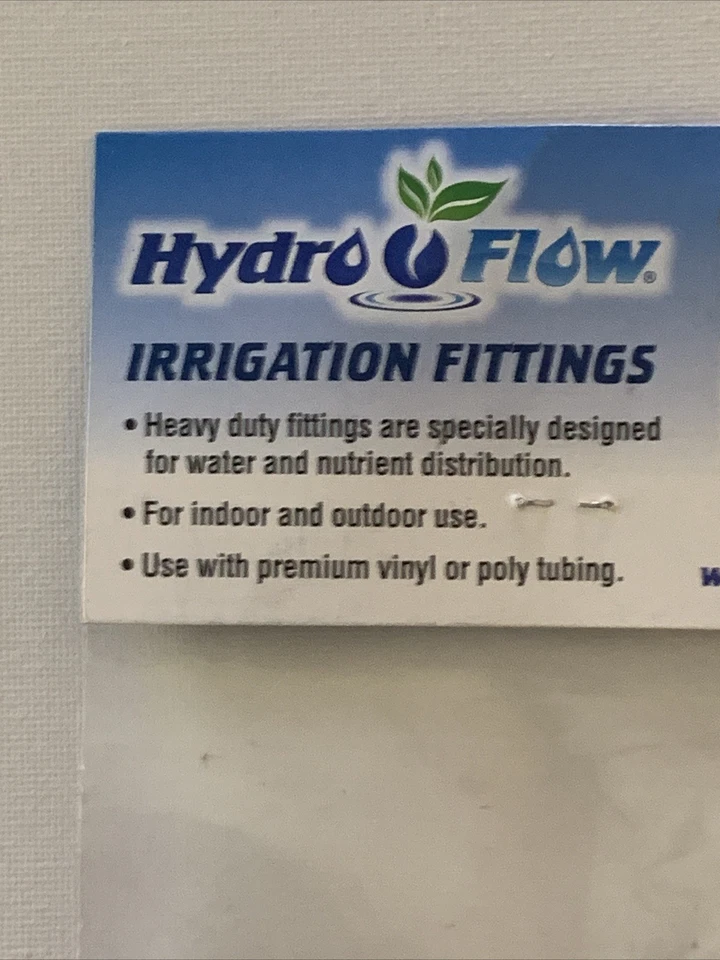 10 pc Hydro Flow 1/2” Barbed Straight Connectors Irrigation Fittings NEW - Image 4 of 4