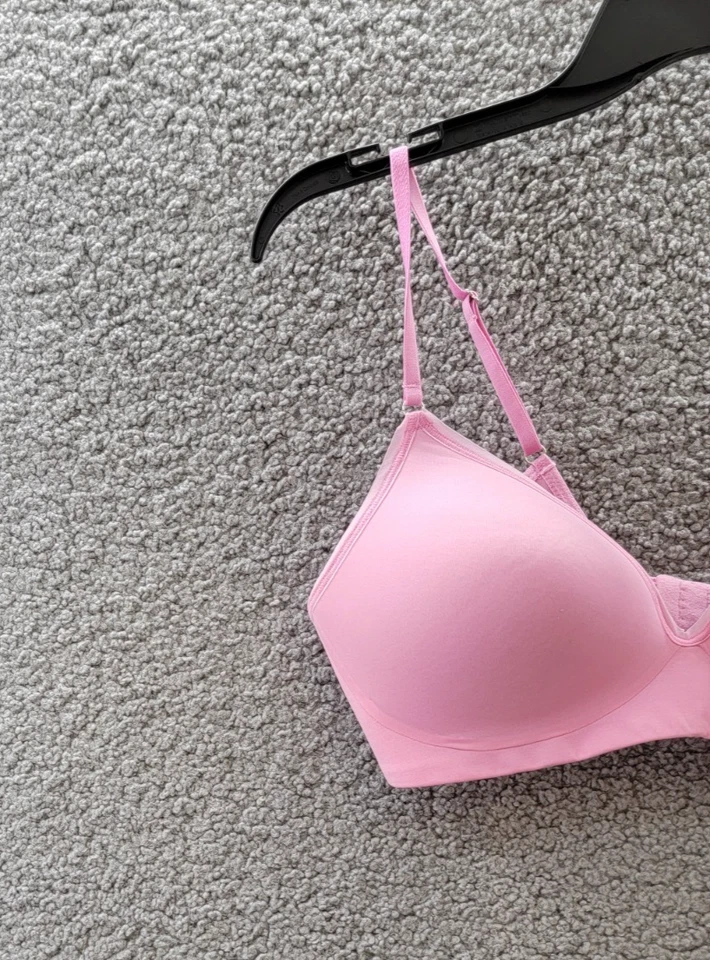 Sujetador On Gossamer Next Ro Nothing Micro Inalámbrico Para Mujer 36B Rosa Baya Foto 3 de 4