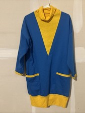 Vintage Vanity Fair Hot Shots Turtleneck Sleep Top Night Gown Size M