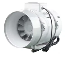 VENTS 473 CFM Power 8 In. Mixed Flow In-Line Duct Fan