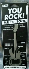 Gift Republic 20-in-1 Guitar Multitool Wrench Screwdriver Bottle Opener Saw File