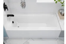 ANZZI 30" x 60" Soaker Alcove Drop-In Bathtub with Built-In Flange, Predrilled D