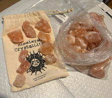 CrystalLitez Himalayan Salt Crystal Rocks 2 lb, Natural 1  2  Mixed Size Chunks