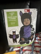 Classic Bat Costume for Infant 0-6 Months Halloween Costume