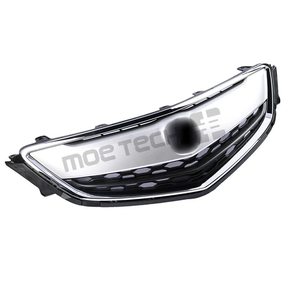 Front Bumper Upper Grille W/Molding For 2015 2016 2017 ACURA TLX - Image 3 of 4