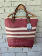 Woven Summer Beach Tote Bag Sun n Sand New With Tags