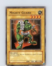 Yu-Gi-Oh TCG Mighty Guard RDS-EN002 Unlimited Regular Common Card Played MP