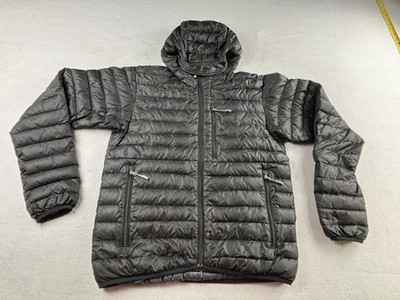 Rab Herren Microlight Alpine Daunenjacke schwarz Pertex Herren kleiner Defekt