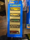1995 60s Muscle Cars Hot Wheels 5 Pack Car Set Gift RARE Vintage New Unopened