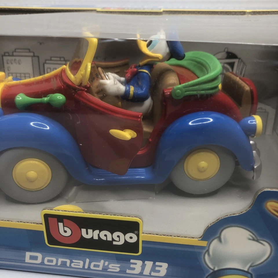 布拉戈·唐纳德 #313 1: 18 模型车全新未拆封迪士尼 — 第 3/4 张图片