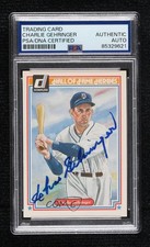 PSA/DNA 1983 Hall of Fame Heroes Charlie Gehringer Certified Authentic Auto 1rn1