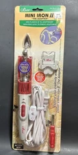 Clover Mini Iron II “The Adapter” Quilting, Sewing, Quilting Floral Crafting NEW