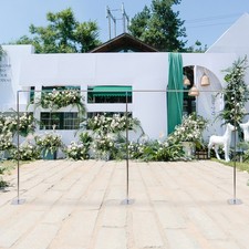 20ft x 10ft Heavy Duty Telescopic Wedding Backdrop Stand Fit Weddings Party Deco