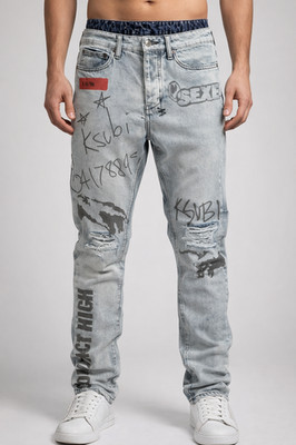 Ksubi Chitch Flyer Trashed Jeans 30 Streetwear Graffiti Distressed Rare grunge