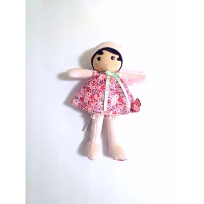 Kaloo Fabric Doll Tendresse My First Doll Soft 8" Baby Toy Pink - Image 1 of 4