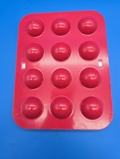 Multi-Use Sphere Baking Pan By Nordic Ware Red Donut Hole, Cake Pop, Chocolate