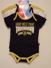 NCAA Army Black Knights Touchdown set of 3 Bodysuits Size 24 M by OUTERStuff