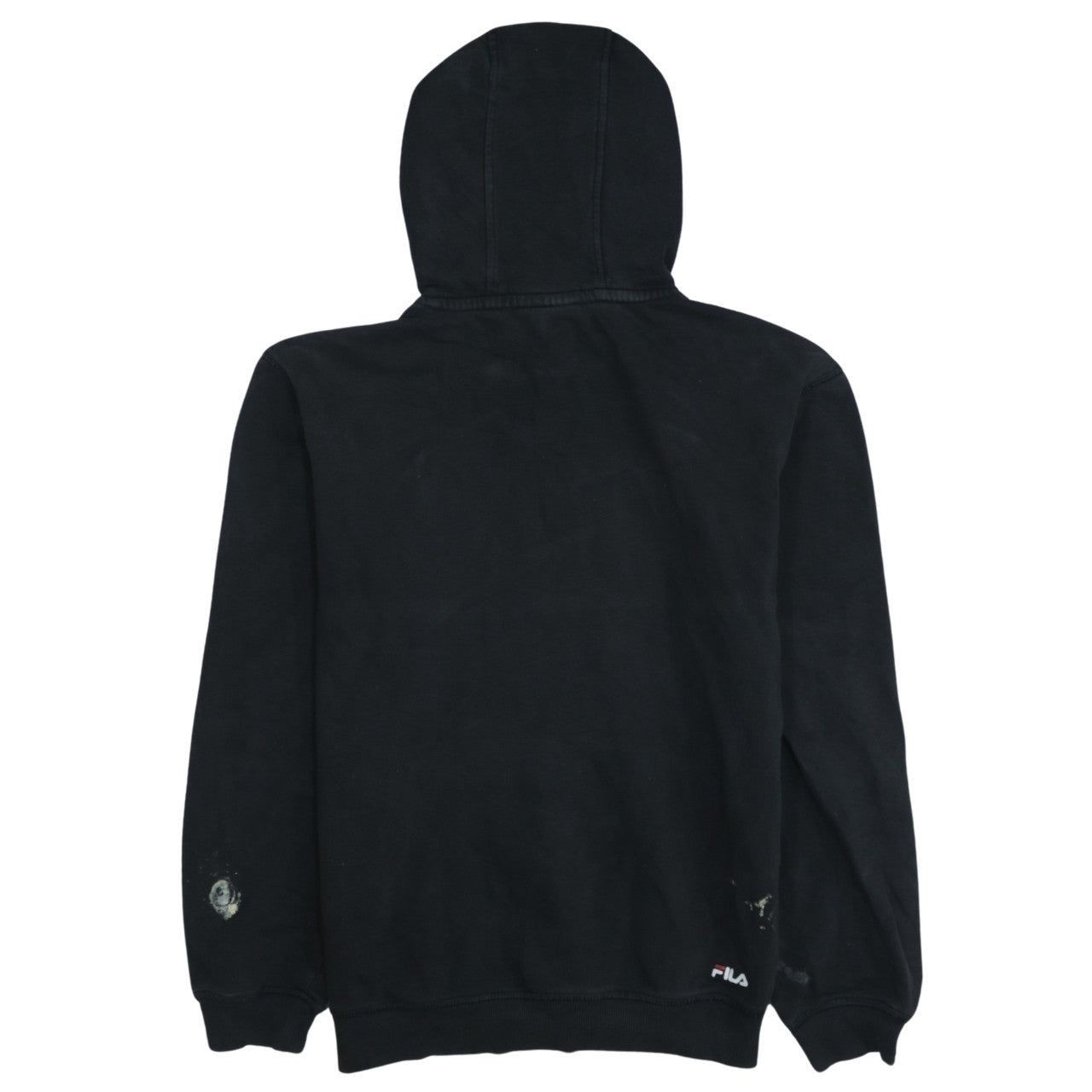 Felpa con cappuccio vintage FILA NERA UOMO M