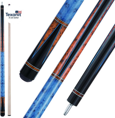 Canadian Maple Pool Cue Sticks (10Mm/11.5Mm/13Mm), 58'' 2-Piece Pool Sticks with