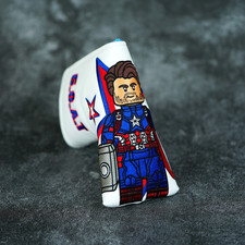 Captain America Avenger Inspired Blade Putter Headcover Fit Scotty Cameron