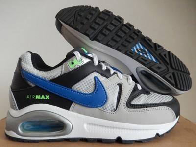 NIKE AIR MAX COMMAND (GS) SILVER-BLUE SPARK SZ 4Y-WOMENS SZ 5.5 [407759-010]