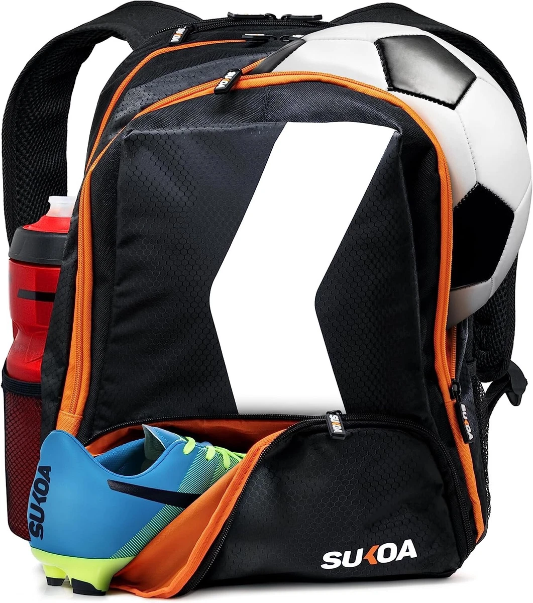Soccer bag cheap with ball compartment