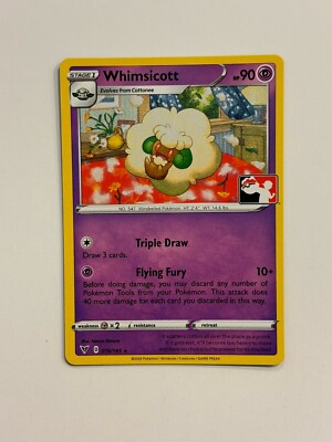 Whimsicott 076/185 Pokemon Vivid Voltage variant prize pack FAST SHIP C*