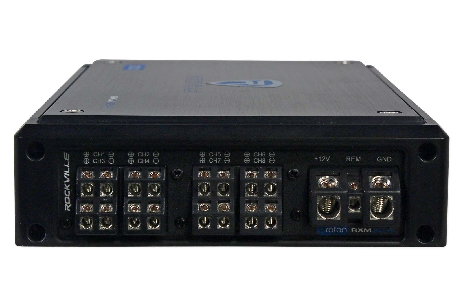 Rockville RXM8BTB 8-канальный 1500-ваттный Морской Bluetooth-усилитель для лодок Комплект усилителей
