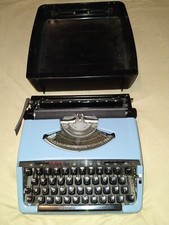 Vintage Blue Brother Charger 11 Correction Manual Portable Typewriter in Case thumbnail