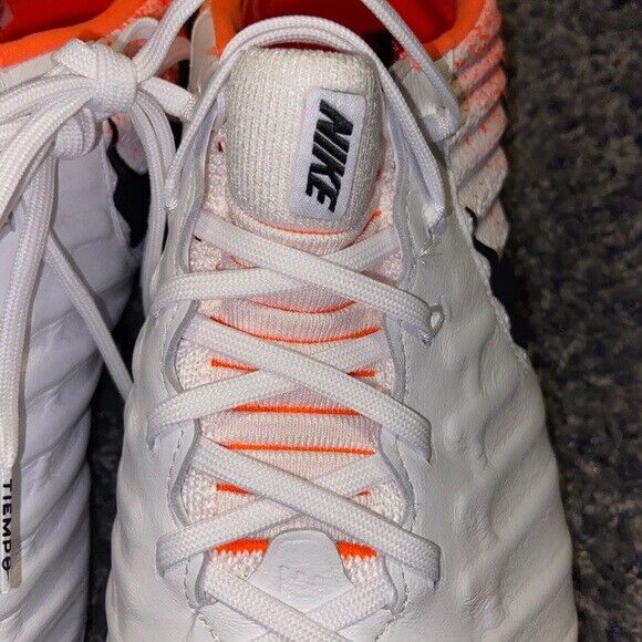 Nike Tiempo Legend 7 Elite SG-Pro AC Anti-Clog Soccer Cleats ACC 6  White-Orange