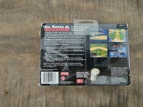 Sealed new cal ripken jr baseball snes super nintendo not nes or snes mindscape 