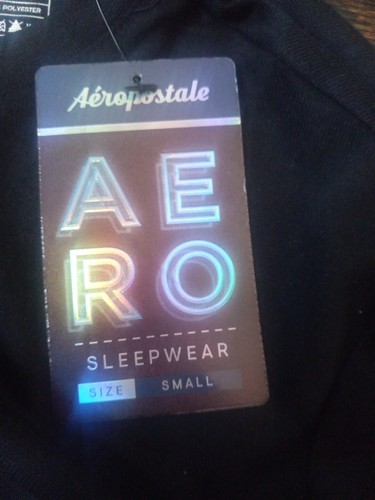 Aeropostale Authentic Sleepwear Mens Size Small Color Black Cozy Comfort MSRP 45 - Picture 6 of 8