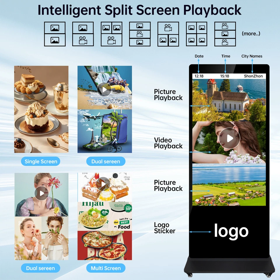 Outdoor Digital Signage Display IP65 Waterproof Commercial Advertising Display - Image 4 of 4