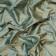 Iridescent Canyon Gray Dupioni 100 Silk Fabric, 54" Wide, By The Yard S-269 