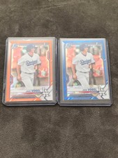 2021 Bowman Chrome Prospect Sapphire BCP-59 Jake Vogel Orange /75 + Base