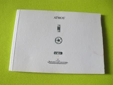Jaeger LeCoultre Atmos Clock Booklet Manual